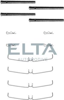 Elta Automotive EA9022 - Комплект принадлежности, дискови накладки vvparts.bg