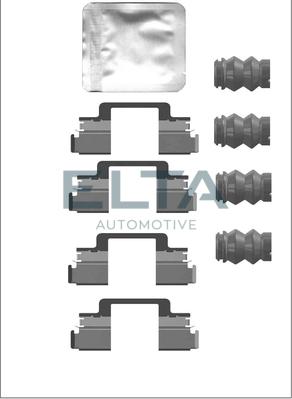 Elta Automotive EA8930 - Комплект принадлежности, дискови накладки vvparts.bg