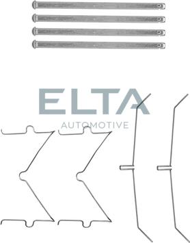 Elta Automotive EA8551 - Комплект принадлежности, дискови накладки vvparts.bg
