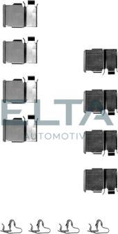 Elta Automotive EA8581 - Комплект принадлежности, дискови накладки vvparts.bg