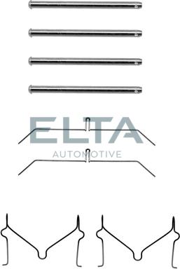 Elta Automotive EA8534 - Комплект принадлежности, дискови накладки vvparts.bg