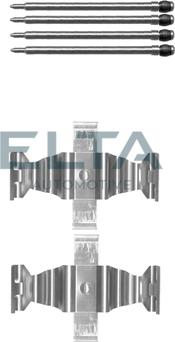 Elta Automotive EA8657 - Комплект принадлежности, дискови накладки vvparts.bg