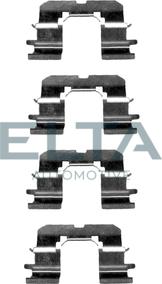 Elta Automotive EA8604 - Комплект принадлежности, дискови накладки vvparts.bg