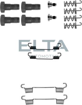Elta Automotive EA8090 - Комплект принадлежности, челюсти за ръчна спирачка vvparts.bg