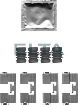 Elta Automotive EA8750 - Комплект принадлежности, дискови накладки vvparts.bg