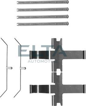 Elta Automotive EA8751 - Комплект принадлежности, дискови накладки vvparts.bg