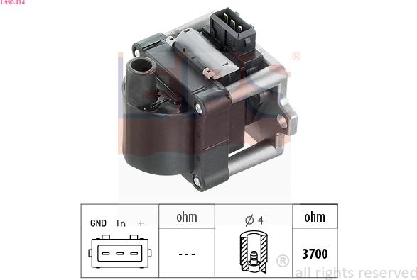 EPS 1.990.414 - Запалителна бобина vvparts.bg