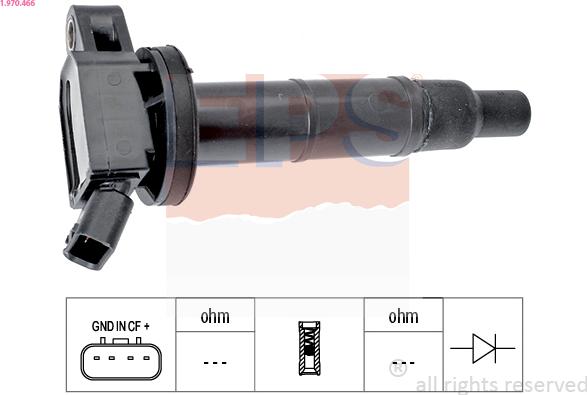 EPS 1.970.466 - Запалителна бобина vvparts.bg