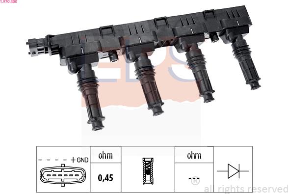 EPS 1.970.400 - Запалителна бобина vvparts.bg