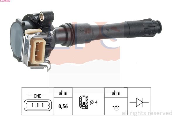 EPS 1.970.413 - Запалителна бобина vvparts.bg