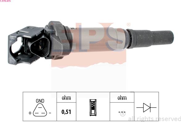 EPS 1.970.475 - Запалителна бобина vvparts.bg