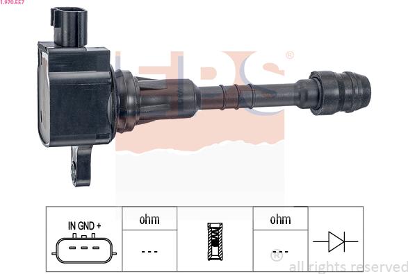 EPS 1.970.557 - Запалителна бобина vvparts.bg