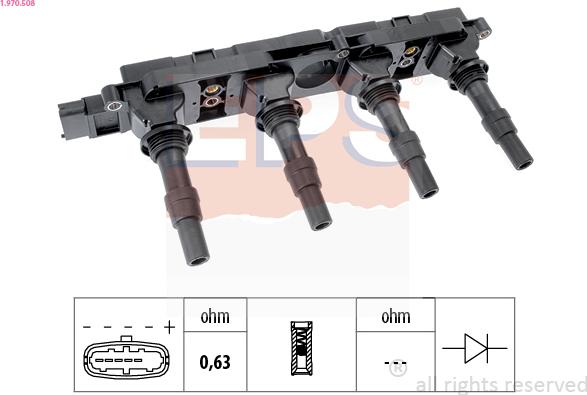 EPS 1.970.508 - Запалителна бобина vvparts.bg