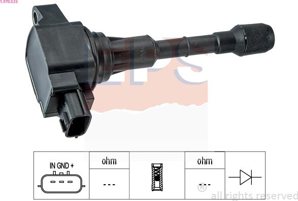 EPS 1.970.533 - Запалителна бобина vvparts.bg