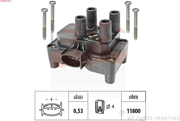 EPS 1.970.532 - Запалителна бобина vvparts.bg