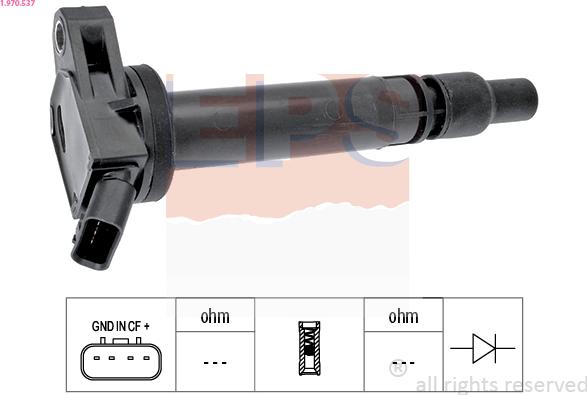 EPS 1.970.537 - Запалителна бобина vvparts.bg