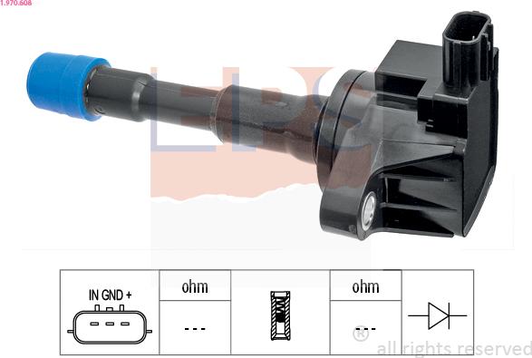 EPS 1.970.608 - Запалителна бобина vvparts.bg