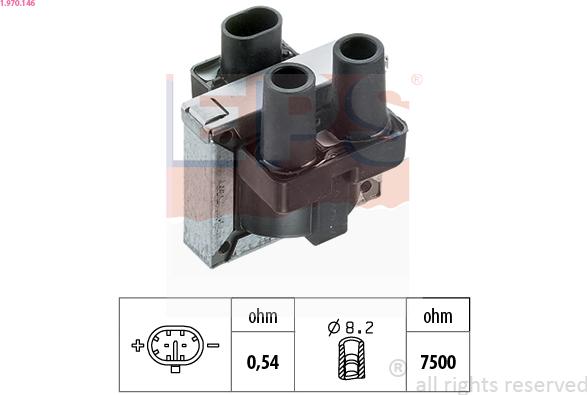 EPS 1.970.146 - Запалителна бобина vvparts.bg