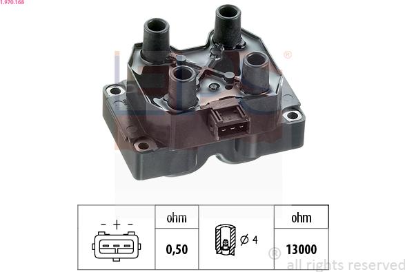 EPS 1.970.168 - Запалителна бобина vvparts.bg