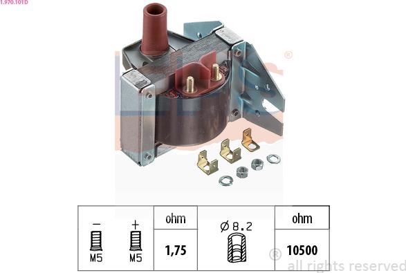 EPS 1.970.101D - Запалителна бобина vvparts.bg