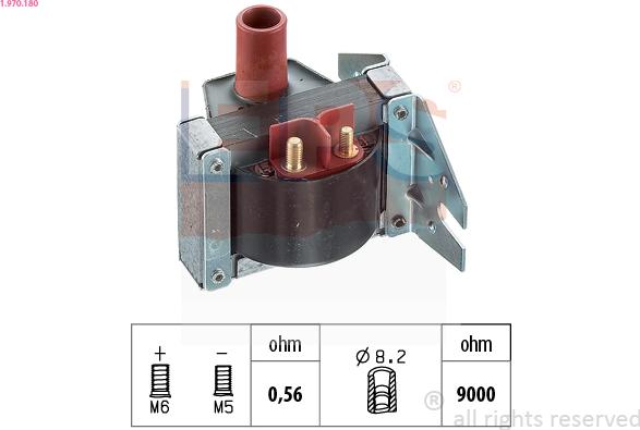 EPS 1.970.180 - Запалителна бобина vvparts.bg