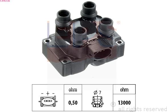 EPS 1.970.135 - Запалителна бобина vvparts.bg