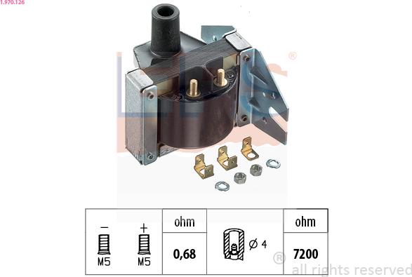 EPS 1.970.126 - Запалителна бобина vvparts.bg