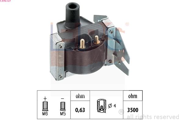 EPS 1.970.127 - Запалителна бобина vvparts.bg