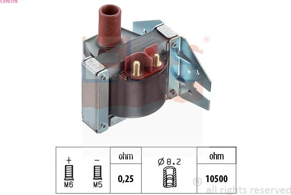 EPS 1.970.179 - Запалителна бобина vvparts.bg