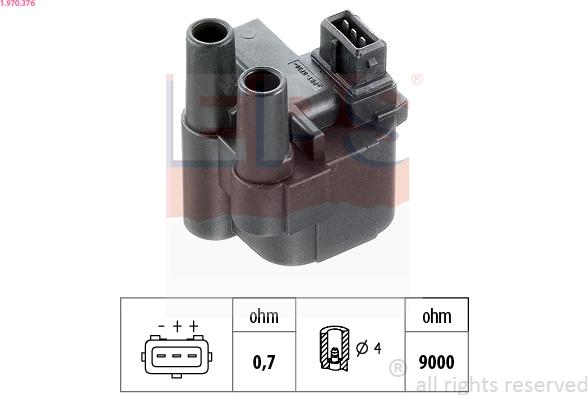 EPS 1.970.376 - Запалителна бобина vvparts.bg