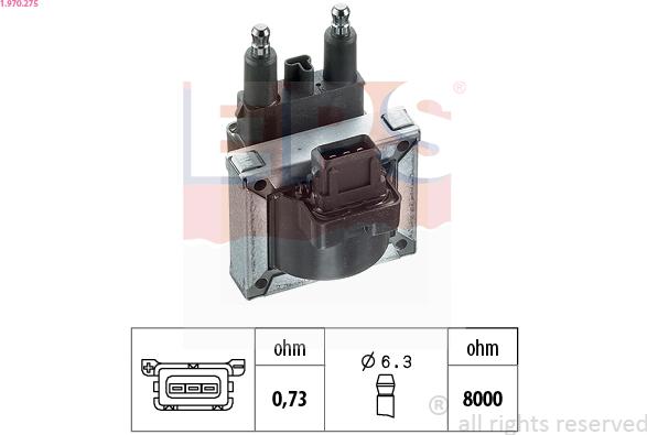 EPS 1.970.275 - Запалителна бобина vvparts.bg