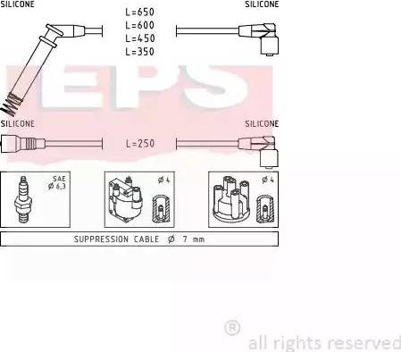 EPS 1.499.195 - Комплект запалителеи кабели vvparts.bg