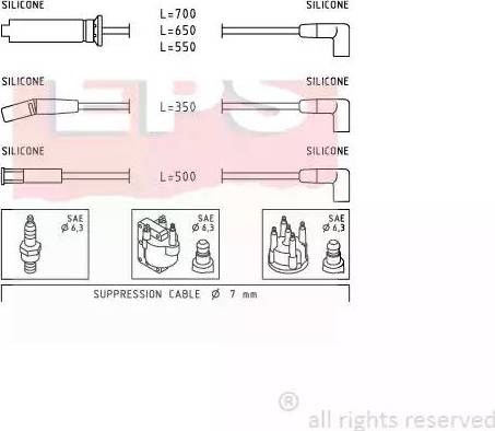 EPS 1.501.942 - Комплект запалителеи кабели vvparts.bg