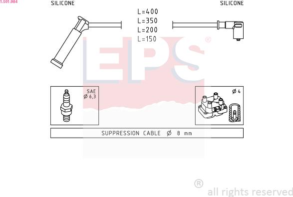 EPS 1.501.984 - Комплект запалителеи кабели vvparts.bg