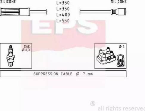 EPS 1.501.443 - Комплект запалителеи кабели vvparts.bg