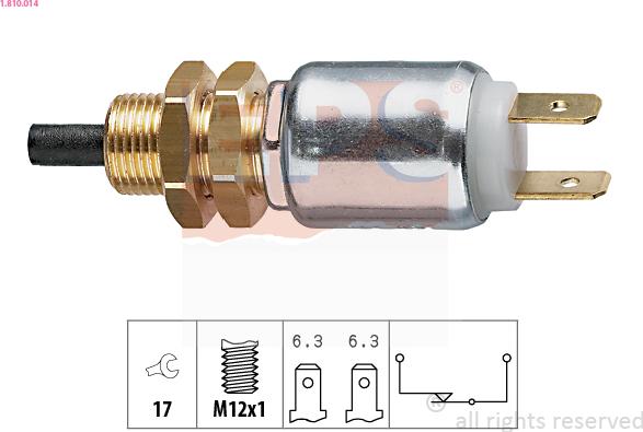 EPS 1.810.014 - Ключ за спирачните светлини vvparts.bg