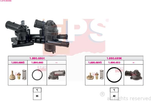 EPS 1.879.960KK - Термостат, охладителна течност vvparts.bg