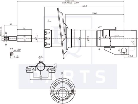 Equal Quality AM10104 - Амортисьор vvparts.bg