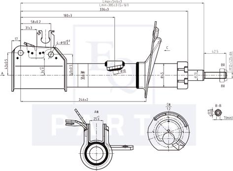 Equal Quality AM10125 - Амортисьор vvparts.bg