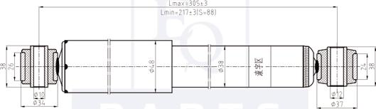 Equal Quality AM20130 - Амортисьор vvparts.bg