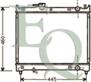 Equal Quality RM0284 - Радиатор, охлаждане на двигателя vvparts.bg