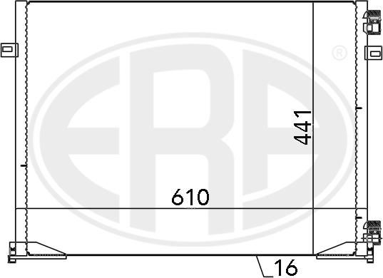 ERA 667046 - Кондензатор, климатизация vvparts.bg