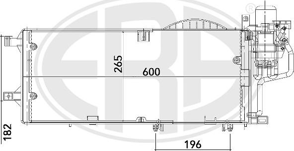 ERA 667100 - Кондензатор, климатизация vvparts.bg