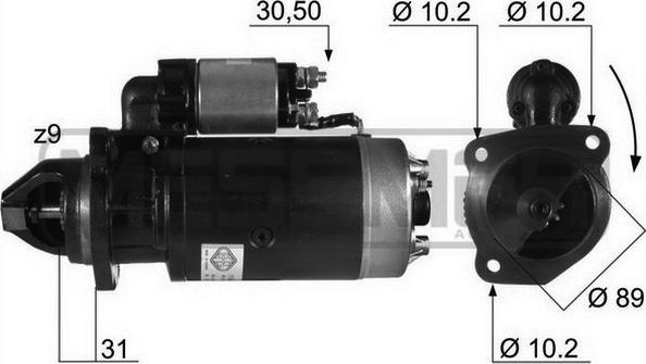 ERA 11580 - Стартер vvparts.bg