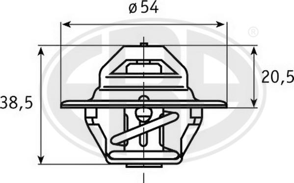 ERA 350170 - Термостат, охладителна течност vvparts.bg