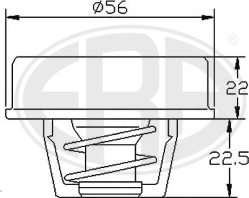 ERA 350350 - Термостат, охладителна течност vvparts.bg