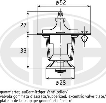 ERA 350353 - Термостат, охладителна течност vvparts.bg