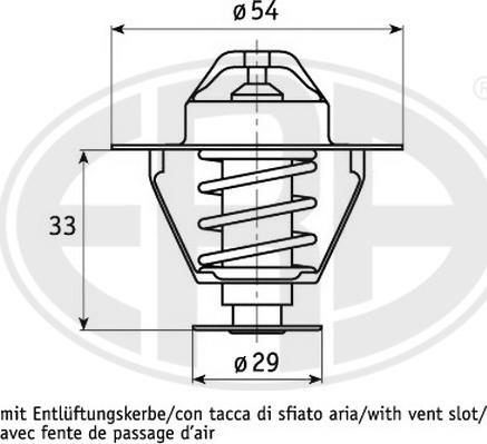 ERA 350309 - Термостат, охладителна течност vvparts.bg