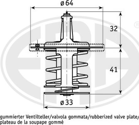 ERA 350303 - Термостат, охладителна течност vvparts.bg