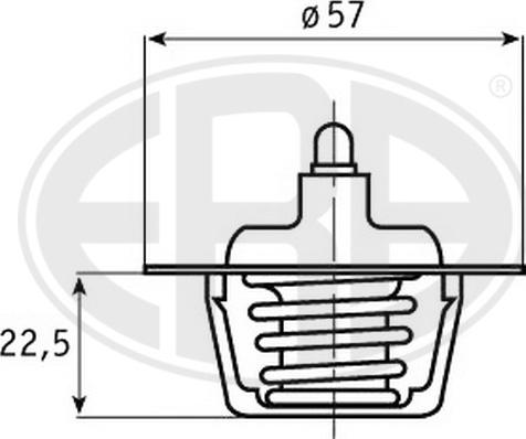 ERA 350246 - Термостат, охладителна течност vvparts.bg